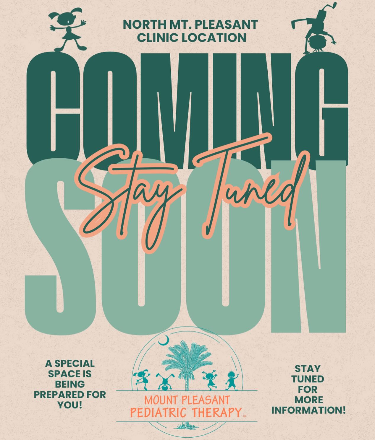 🌟EXCITING NEWS🌟

We are thrilled to announce the future opening of an additional clinic location in North Mount Pleasant! 

More information coming 🔜 🤩
