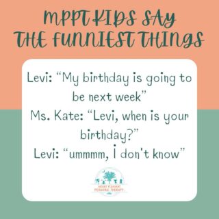 🤣 MPPT KIDS SAY THE FUNNIEST THINGS 😜

Happy Wednesday! Here’s a little funny quote from some of our funny friends to get you through the week. These funny quotes will always be remembered in our clinic. 

#funnykidquotes #kidssaythefunniestthings